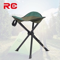 Chaise triangulaire pliante tabouret à trois pieds chaise de pêche en plein air chaise de plage portable