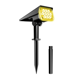 Lámpara Solar de Jardín RGB para Exteriores, Impermeable IP65, con 20 LED - Product Image 1
