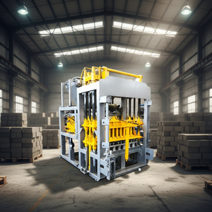 Nouvelle machine à fabriquer des pavés entièrement automatique HongFa avec des machines à fabriquer des blocs de béton QT5 - Product Image 1