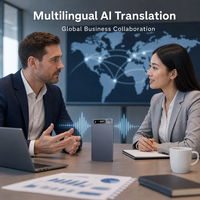 Enregistreur vocal IA avec prise en charge API ouverte, appareil d'enregistrement sonore sans fil pour réunions et appels téléphoniques, personnalisation ODM, directement de l'usine
