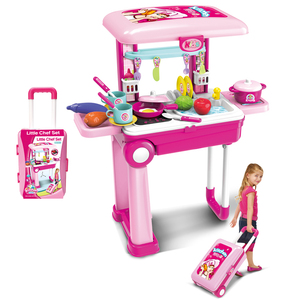 Set da <span class=keywords><strong>Cucina</strong></span> per Bambini, Valigetta Giocattolo per Cucinare per Bambine - Product Image 1