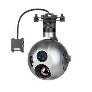 UUUFLY A20KTR 4K AI 3-Axis Stabilized <b>Camera</b> <b>Gimbal</b> Tracking Zoom Thermal Laser <b>Gimbal</b> - Product Image 1