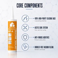 Scellant en silicone GP-A, fabrication directe d'usine, fabricant certifié ISO 9001, capacité annuelle de 30 000 tonnes, inspection de lot à 100 %