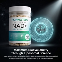 Capsules Liposomales NAD+ Men Complex 1000mg, Complément NAD+ pour l'Énergie Cellulaire et la Santé de la Prostate, OEM, Marque Privée, Personnalisation Disponible