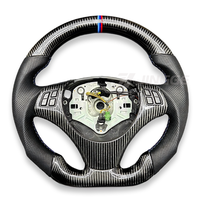 Volant de course en cuir style carbone véritable pour BMW Série 3 E89 E90 E91 E92 E93 X6 E71 X5 E70 M3 M4 E72