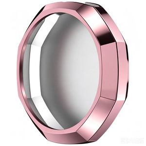 Vente en gros de boîtiers de montre en plastique PC + verre trempé anti-rayures de luxe pour Swatch Royal-POP ELECTROPLATED, boîtier de montre entièrement recouvert - Product Image 4