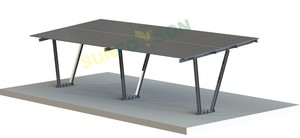 Nouveau support en acier au carbone de conception pour abri d'auto PV énergie solaire Parking Parking Lot Structure de montage Commercial Solar <span class=keywords><strong>Caport</strong></span> - Product Image 6