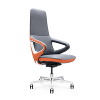 Chaise de bureau pour ordinateur de jeu, nouveau, pour la maison, le bureau, confort, cuir véritable, 1 pièce, meubles de bureau moderne JNS