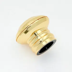 Luxury Golden Metal Heavy Cap Spray Bottle Perfume Cap With Perfume Collar And Weight Added