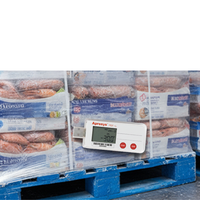 Registrador de Datos de Temperatura Médica Desechable de ABS para Transporte de Vacunas, Disponible con Servicio OEM Personalizado, Pantalla LCD y Puerto USB