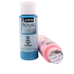 Pebeo francia Non tossico artigianato artigianale pittura acrilica Set opaco & perlescente per la casa tessile parete di pietra arte su carta su tela di vetro - Product Image 1