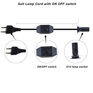 Cable de alimentación E26 para lámpara de sal con interruptor de palanca, cable de repuesto con enchufe europeo para lámparas de sal - Product Image 2