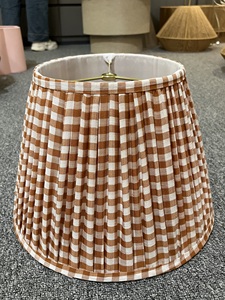 Modern Round Tapered Pleat <strong>Table</strong> <strong>Lamp</strong> <strong>Shade</strong> Palace <strong>Lamp</strong> <strong>Shade</strong> Hand-made <strong>Lamp</strong> <strong>Shade</strong> - Product Image 2