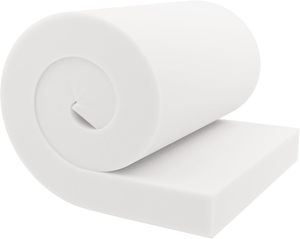 Colchón de espuma de alta densidad tamaño King de 2 pulgadas de fábrica OEM, colchón de espuma viscoelástica, plegable, para uso en dormitorio con infusión de espuma DIY - Product Image 1