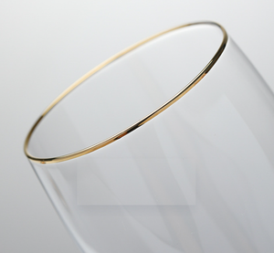 Vaso de Cerveza Transparente Extra Grande con Lámina de Oro de Lujo |   Ecológico, Capacidad de 201-300 ml |   Estilo minimalista |   Venta al por Mayor para Bares y Hoteles - Product Image 6