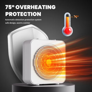 Chauffage électrique de pièce miniature compact portable à thermostat réglable d'usine professionnelle - Product Image 4