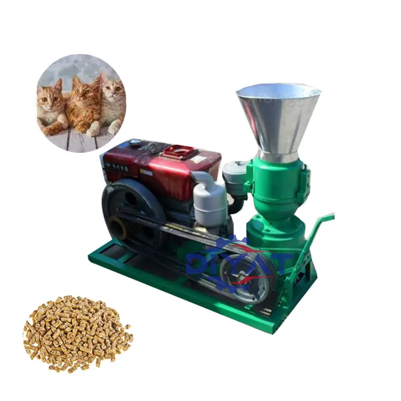 small scale rural feed pellet making machine electrical and pellet making grass chopper machine