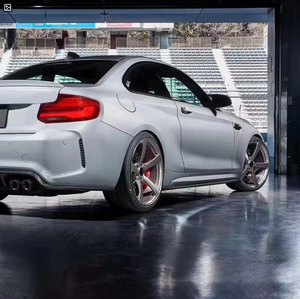 Jupe latérale M2 M2C D Style en fibre de carbone pour <span class=keywords><strong>BMW</strong></span> F87 Auto Racing Car Side Door Bumper Extension Skirts Splitter Body Kit - Product Image 6