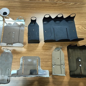 Soporte de pared de acero inoxidable pulido espejo plateado personalizado de fábrica para botella de champú y jabón líquido, fabricación de chapa metálica - Product Image 6