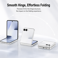 Coque de protection transparente rigide en PC, anti-chute, fine, pliable, couvrante, pour Samsung Z Flip7 – Vente en gros