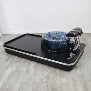 सैलून प्रोफेशनल सिंपल वुडन पेडीक्योर प्लेटफार्म बेस - Product Image 4