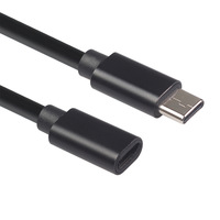Câble d'extension USB Type-C mâle vers femelle 60W 20V 3A pour ordinateurs et smartphones, prend en charge la charge, le transfert de données, cordon OTG