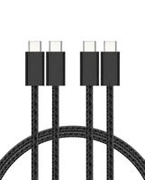 Cable USB Tipo C Trenzado de Alta Resistencia con Logotipo Personalizado al por Mayor, 1.5m 5 pies, Cable de Sincronización de Datos de Carga Rápida para Samsung Xiaomi Huawei