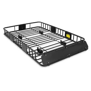 Oem Odm Factory Manufacturer 150 Lb Capacity Metal Luggage Rack Car Top Carrier Holder Basket