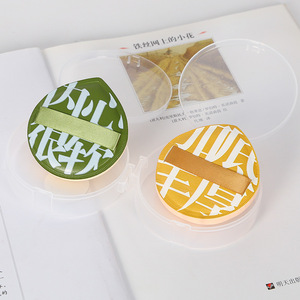Marshmallow Cushion Puff Round Sponge 2 Packs Portable <b>Makeup</b> <b>Tool</b> For Setting Powder - Product Image 4