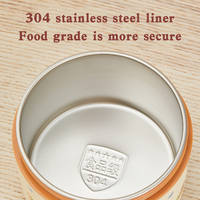Vente en gros de pots de conservation alimentaire ronds, personnalisés, sans BPA, en acier inoxydable 304, isolés, chauffables au micro-ondes, étanches