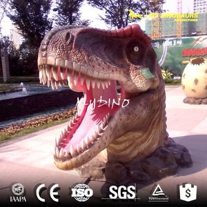 <span class=keywords><strong>Parc</strong></span> D'aventure Tête De Dinosaure En Fiber De Verre Statue À Vendre - Product Image 5