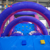 WINSUN Nouveau parcours d'obstacles gonflable commercial, parcours d'obstacles intérieur, équipement de parcours d'obstacles gonflable personnalisé, jeu de course de parcours d'obstacles