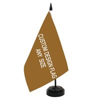 Drapeau de bureau 14x21cm pour affichage sur table, idéal pour les conférences et les négociations, parfait pour les secteurs automobile et d'assurance