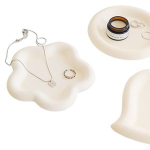 HOME - Ceramic Jewelry Tray, Decorative Trinket Dish Birthday Mother's Day Christmas <b>Gift</b> for Women - Product Image 1