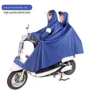 Imperméable pour vélo électrique, imperméable intégral, résistant, <span class=keywords><strong>cape</strong></span> <span class=keywords><strong>de</strong></span> <span class=keywords><strong>pluie</strong></span> longue pour une seule personne, pour moto électrique - Utilisation en voyage - Product Image 4