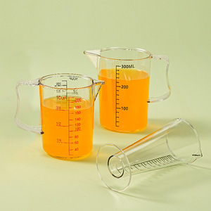 Cylindre gradué en plastique de grande capacité (5000 ml) avec couvercle pour les salons de thé et usage commercial (1000 ml). - Product Image 3