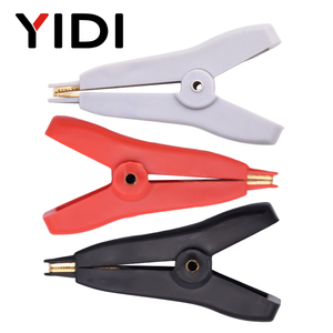 YIDI YD25B-5 5A Bateria Jumper Cabo Pequeno Plano Isolado Vermelho Preto Branco Crocodilo Primavera Teste Clipe Kelvin Jacaré Clamp - Product Image 2