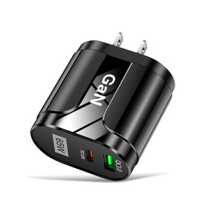 65W Nitruro de galio GaN QC3.0 PD3.0 Adaptador de carga para <span class=keywords><strong>MacBook</strong></span> <span class=keywords><strong>Pro</strong></span> Laptop Cargador universal para teléfono 14 Samsung - Product Image 1