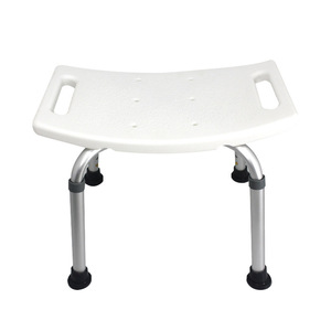Chaise de bain en alliage d'aluminium pour personnes âgées, siège de douche pour femmes enceintes, tabouret de salle de bain antidérapant, 59.5x10x33.5Cm - Product Image 1