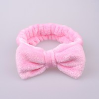 Bandeau de beauté uni pour femme, style européen et américain, pour le lavage du visage, le maquillage et la protection des cheveux dans la salle de bain