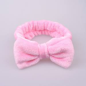 Bandeau <span class=keywords><strong>de</strong></span> beauté uni pour femme, style européen et américain, pour le lavage du visage, le maquillage et la protection des cheveux dans la salle <span class=keywords><strong>de</strong></span> bain - Product Image 4