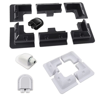 Supports de panneaux solaires d'angle en plastique ABS résistant aux UV, sans perçage, 4 pièces, pour camping-car, bateau, toit plat, camping-car et caravane