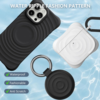 Étui de protection étanche en caoutchouc amélioré pour porte-clés Airtag, portable