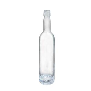 Custom Empty <strong>175ml</strong> Spirit <strong>Liquor</strong> Vodka Whisky Wine Glass <strong>Bottles</strong> - Product Image 1