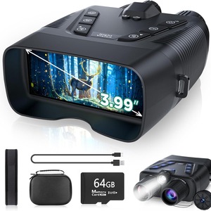 Binoculares de Visión Nocturna 4K con Gafas Infrarrojas, Imágenes a Todo Color con Poca Luz, Batería de 18 Horas para Vida Silvestre, Seguridad y Aventuras al Aire Libre - Product Image 1