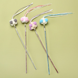 Feather and wire <b>cat</b> teaser, handmade pet toy, sounding bell, feather <b>cat</b> teaser, <b>cat</b> supplies wholesale - Product Image 4