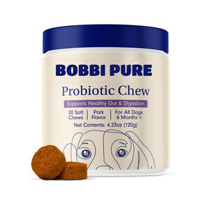 <span class=keywords><strong>BOBBI</strong></span> PURE OEM Chien Vitamines Et Suppléments À Mâcher avec Ourlet Probiotique Pet Natritional Multivitamin Supplément pour Chiens - Product Image 1