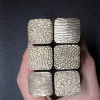 Marteau à estamper Aoneisi en alliage de titane argenté pour la production artisanale de textures DIY