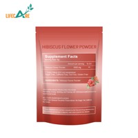 Poudre d'extrait d'hibiscus rouge Matcha 100% pure, poudre de fleurs d'hibiscus, thé santé, sachet brut