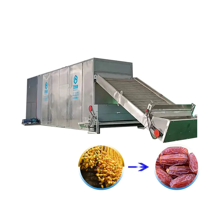 Nice food date processing machine /seed dryer machine/mesh belt dryer